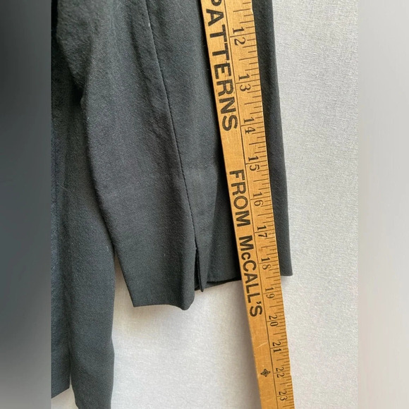 Anne Klein II wool 3/4 sleeve button blouse 18.5” PTP (S/M) - Picture 9 of 9